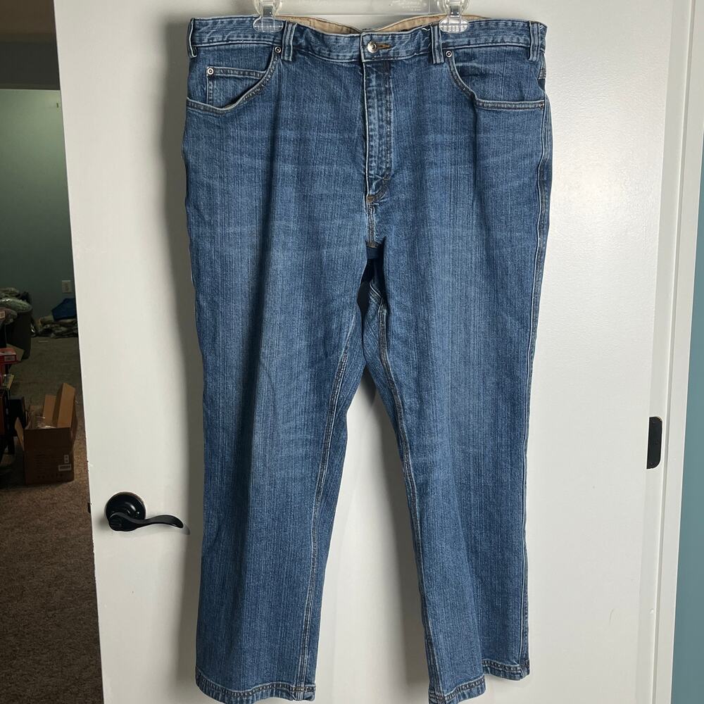 Duluth Trading Flex Ballroom Jeans Mens 44x30 Relaxed Straight Leg Stretch